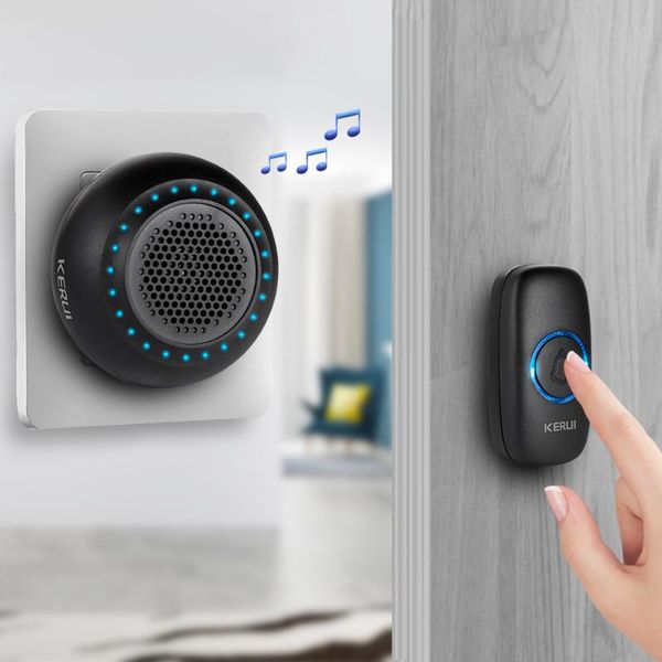 doorbells kerui doorbell welcome home waterproof smart wireless ring door bell 100m transmission with lithium battery
doorbells kerui doorbell welcome home waterproof smart wireless ring door bell 100m transmission with lithium battery
