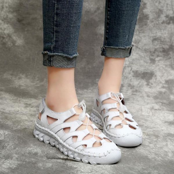 tilocow handmade genuine leather women's sandals for female summer solid sports shoes woman hollow out gladiator footwear, Black
tilocow handmade genuine leather women's sandals for female summer solid sports shoes woman hollow out gladiator footwear, Black