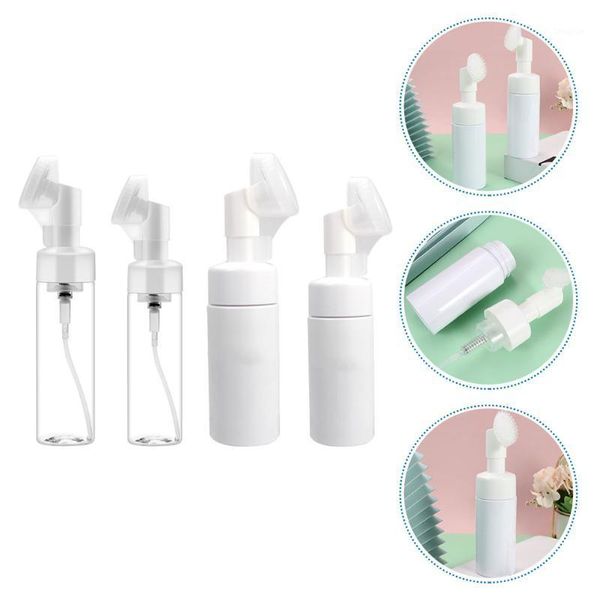 storage bottles & jars 4pcs plastic face brush with bottle facial cleanser dispenser
storage bottles & jars 4pcs plastic face brush with bottle facial cleanser dispenser