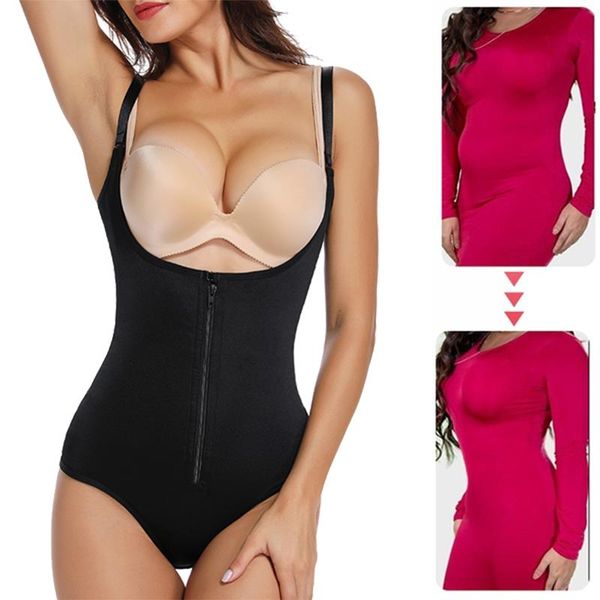 women's shapers shapewear bodysuit waist trainer body shaper tummy control seamless open bust shaping briefer, Black;white
women's shapers shapewear bodysuit waist trainer body shaper tummy control seamless open bust shaping briefer, Black;white