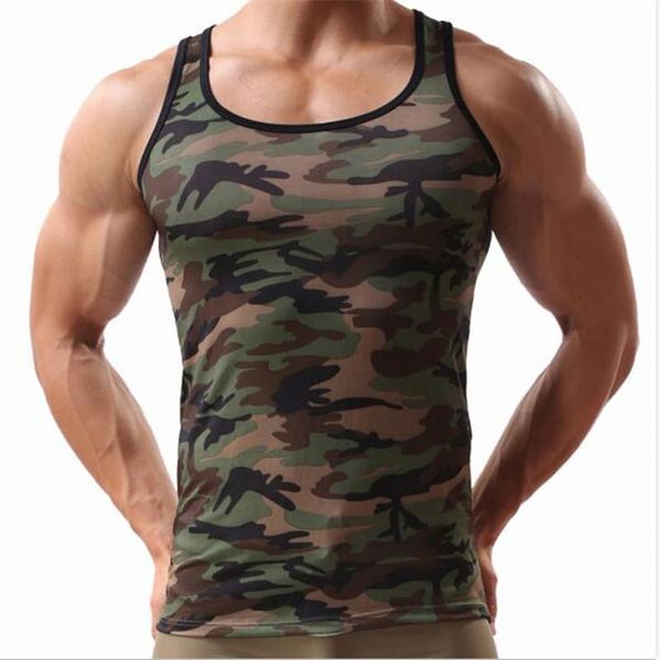 men' tank men camouflage vest summer sleeveless sportswear casual male slim bottoming, White;black
men' tank men camouflage vest summer sleeveless sportswear casual male slim bottoming, White;black