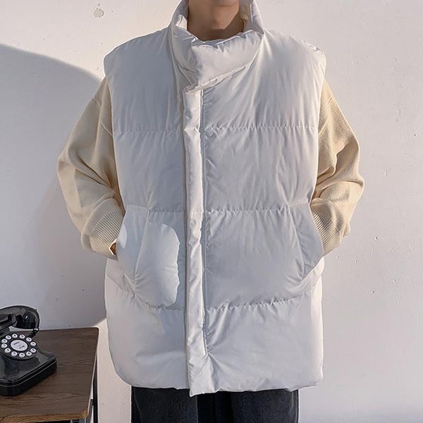 men's vests 45kg-105kg korean fashion loose white black mens vest jacket warm sleeveless coat casual zipper waistcoat 4xl 5xl, Black;white
men's vests 45kg-105kg korean fashion loose white black mens vest jacket warm sleeveless coat casual zipper waistcoat 4xl 5xl, Black;white