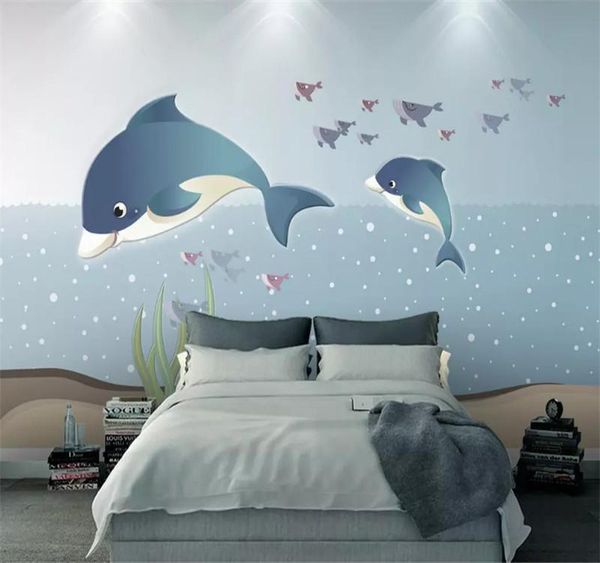 large custom mural wallpaper ocean whale children's room background wall nordic creative stickers decorative painting wallpapers
large custom mural wallpaper ocean whale children's room background wall nordic creative stickers decorative painting wallpapers