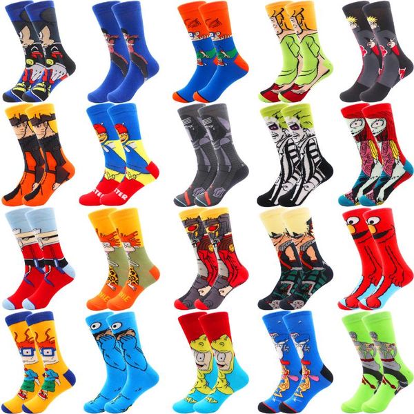 men's socks combed cotton fashion hip hop men trend harajuku cartoons clown skateboard oil painting animal happy funny sokken, Black
men's socks combed cotton fashion hip hop men trend harajuku cartoons clown skateboard oil painting animal happy funny sokken, Black
