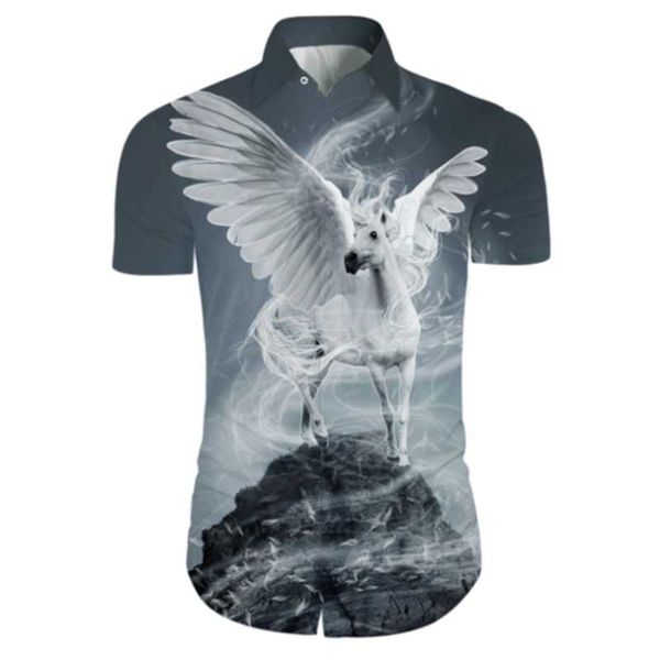 printed short sleeve shirt animal mustang european and american trend men's size 5xl casual shirts, White;black
printed short sleeve shirt animal mustang european and american trend men's size 5xl casual shirts, White;black