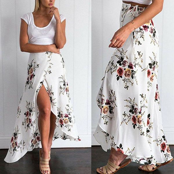 skirts fashion women skirt floral print long lady split summer beach high waist irregular chiffon streetwear, Black
skirts fashion women skirt floral print long lady split summer beach high waist irregular chiffon streetwear, Black