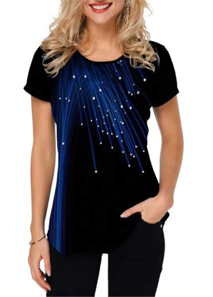 women's t-shirt summer 3d print women t-shirts short sleeve fashion tee blue casual loose gradient female street plus size 5xl, White
women's t-shirt summer 3d print women t-shirts short sleeve fashion tee blue casual loose gradient female street plus size 5xl, White