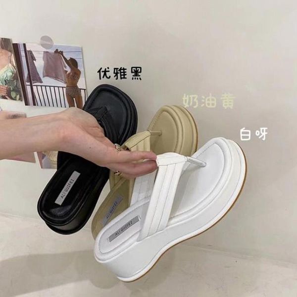 slippers 2021 summer net red sponge cake thick bottom set toe flip flops sandals for women's outer wear fashion women shoes, Black
slippers 2021 summer net red sponge cake thick bottom set toe flip flops sandals for women's outer wear fashion women shoes, Black