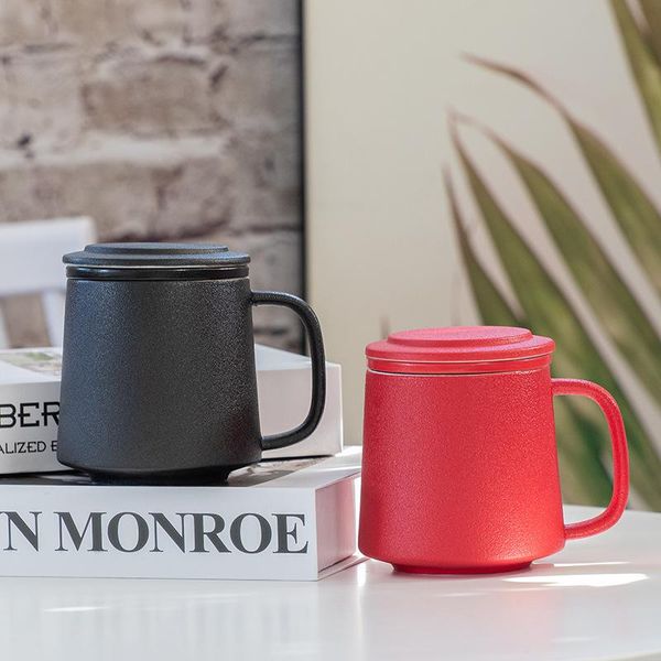 mugs creative mug with lid large capacity custom ceramic filter cup office liner simple bottle for water coffee travel
mugs creative mug with lid large capacity custom ceramic filter cup office liner simple bottle for water coffee travel