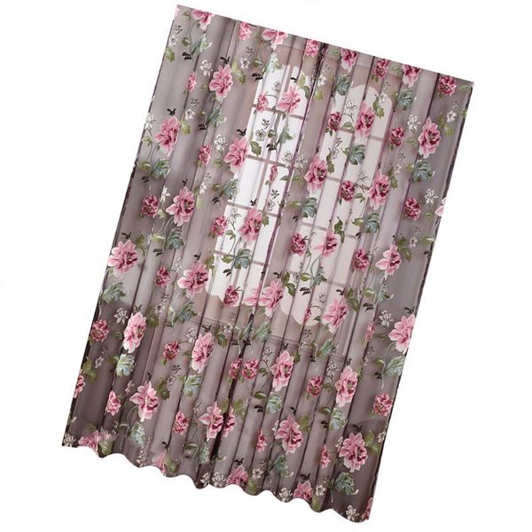 curtain & drapes peony printed window shade drape valances transparent tulle sheer screen for living room bedroom 2x1m
curtain & drapes peony printed window shade drape valances transparent tulle sheer screen for living room bedroom 2x1m