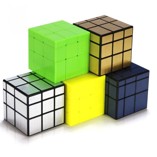 

Qiyi 3x3 Mirror Cube Stickerless Colorful Puzzle Speed Best Toys 3x3x3 Magic Cubo Magico for Children Brain Teaser IQ toys