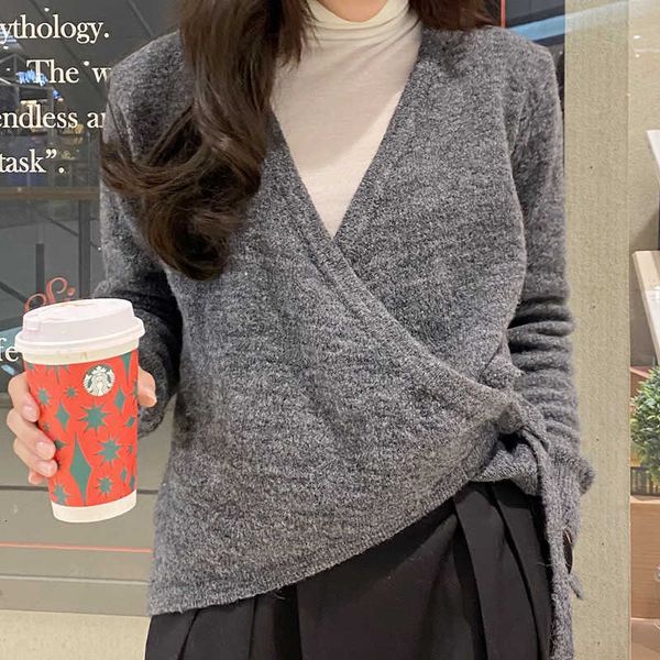 women's sweaters sweaters wrapped knit cardigans v-neck lace-up simple long sleeve female sw rfk3, White;black
women's sweaters sweaters wrapped knit cardigans v-neck lace-up simple long sleeve female sw rfk3, White;black