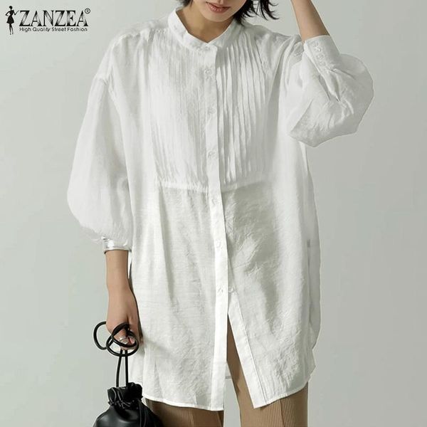 women's blouses & shirts zanzea white ol long sleeve blusa womens autumn pleated shirt 2021 fashion solid loose tunic casual elegant vi
women's blouses & shirts zanzea white ol long sleeve blusa womens autumn pleated shirt 2021 fashion solid loose tunic casual elegant vi