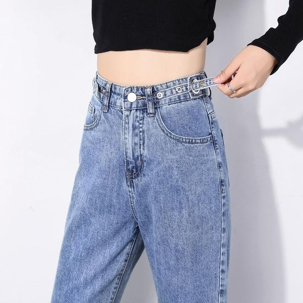 women's jeans spring autumn wide leg for women high waist mom plus size denim pants full length trousers jean femme, Blue
women's jeans spring autumn wide leg for women high waist mom plus size denim pants full length trousers jean femme, Blue