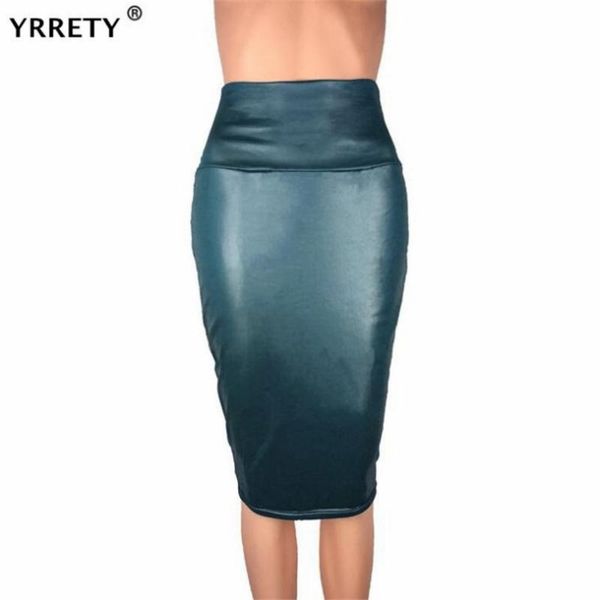 skirts yrrety autumn winter women skirt pu leather knee-length with pockets a-line package hip high waist clothing, Black
skirts yrrety autumn winter women skirt pu leather knee-length with pockets a-line package hip high waist clothing, Black