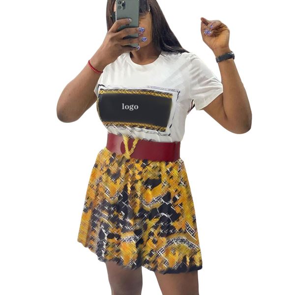 fashion dress women's street casual girls tight short sleeve round collar t-shirt youth nifty pleated mini skirt set, White
fashion dress women's street casual girls tight short sleeve round collar t-shirt youth nifty pleated mini skirt set, White