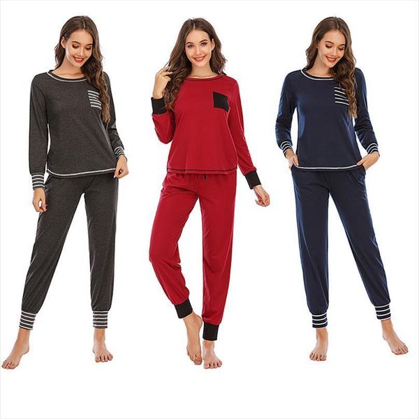 pajamas set pigama homewear womens sleepwears long sleeve cute casual pyjamas nightwear, Black;red
pajamas set pigama homewear womens sleepwears long sleeve cute casual pyjamas nightwear, Black;red