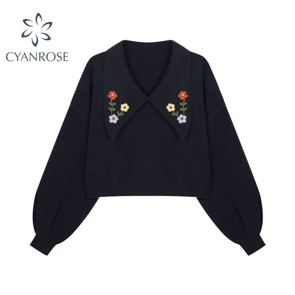 knitted sweaters women autumn korean elegant casual pullover turn down collar long sleeve knitting jumpers ladies sweater 210515, White;black
knitted sweaters women autumn korean elegant casual pullover turn down collar long sleeve knitting jumpers ladies sweater 210515, White;black