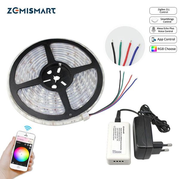 smart home control zemismart zigbee zll driver with 5m led strip rgb low voltage by echo plus directly smartthing
smart home control zemismart zigbee zll driver with 5m led strip rgb low voltage by echo plus directly smartthing