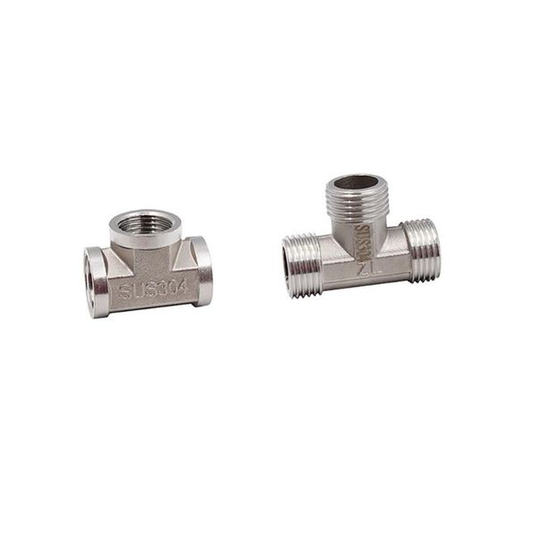watering equipments 1pcs 304 stainless steel 1/2 inch inner and outer wire tee joint pipe fittings garden lawn water connector
watering equipments 1pcs 304 stainless steel 1/2 inch inner and outer wire tee joint pipe fittings garden lawn water connector