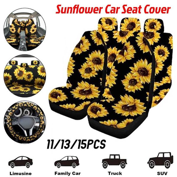 sunflower car seat cover set universal print back steering wheel coche yellow mats auto accessorie covers
sunflower car seat cover set universal print back steering wheel coche yellow mats auto accessorie covers