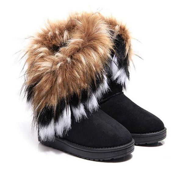 boots fashion women's winter snow in the tube imitation hair ladies cotton comfortable warm, Black
boots fashion women's winter snow in the tube imitation hair ladies cotton comfortable warm, Black
