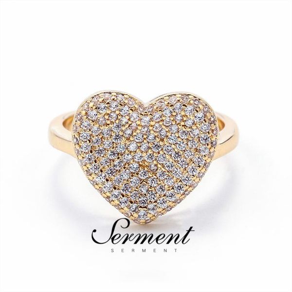 wedding rings serment fashion women jewelry heart design white crystal zircon engagement ring gilded for accessories, Slivery;golden
wedding rings serment fashion women jewelry heart design white crystal zircon engagement ring gilded for accessories, Slivery;golden