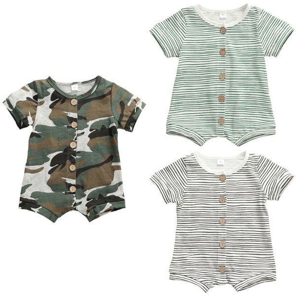 jumpsuits 2021 born infant baby summer clothing 0-24m boys rompers striped camouflage short sleeve single buttons, Blue
jumpsuits 2021 born infant baby summer clothing 0-24m boys rompers striped camouflage short sleeve single buttons, Blue