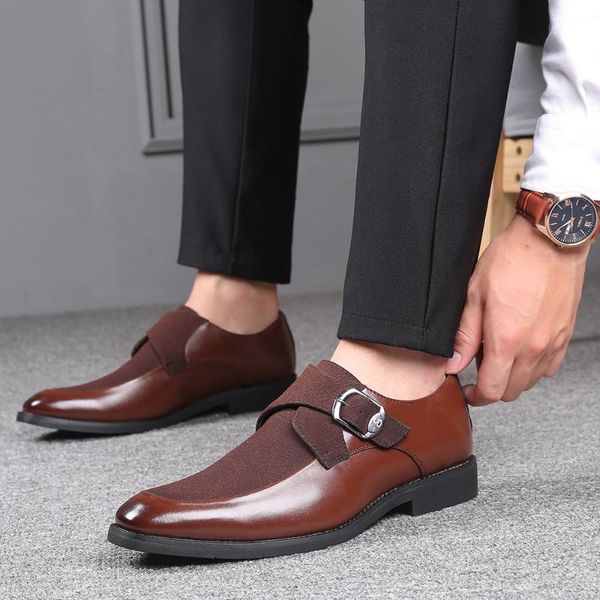 dress shoes trendy fashion men big size metal design leather comfortable slip on men's loafers plus size38-48, Black
dress shoes trendy fashion men big size metal design leather comfortable slip on men's loafers plus size38-48, Black