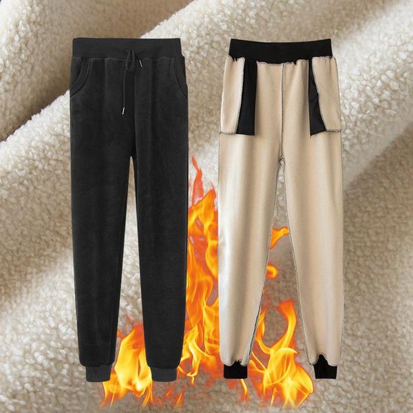 women's pants & capris winter warm joggers women sports plus velvet thick lamb cashmere sweatpants casual super soft mujer pantalones, Black;white
women's pants & capris winter warm joggers women sports plus velvet thick lamb cashmere sweatpants casual super soft mujer pantalones, Black;white