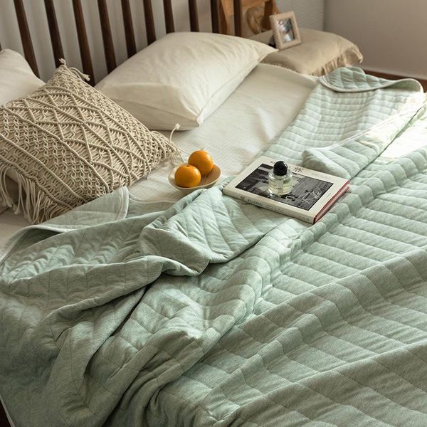 air condition thin stripe summer soft cotton quilt single double breathable sofa office bed travel quilts throw blanket comforters & sets
air condition thin stripe summer soft cotton quilt single double breathable sofa office bed travel quilts throw blanket comforters & sets