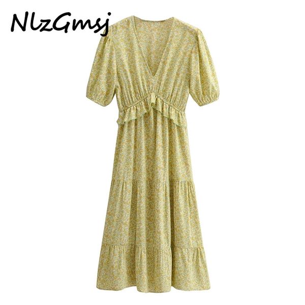 dres ruffles a line vintage summer short sleeve dresses elegant flowers korean vestido de mujer 05 210628, Black;gray
dres ruffles a line vintage summer short sleeve dresses elegant flowers korean vestido de mujer 05 210628, Black;gray