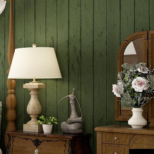 wallpapers 10m x 0.53m retro style dark green wood board non-woven wallpaper for bedroom living room office kitchen wall papers home deco
wallpapers 10m x 0.53m retro style dark green wood board non-woven wallpaper for bedroom living room office kitchen wall papers home deco