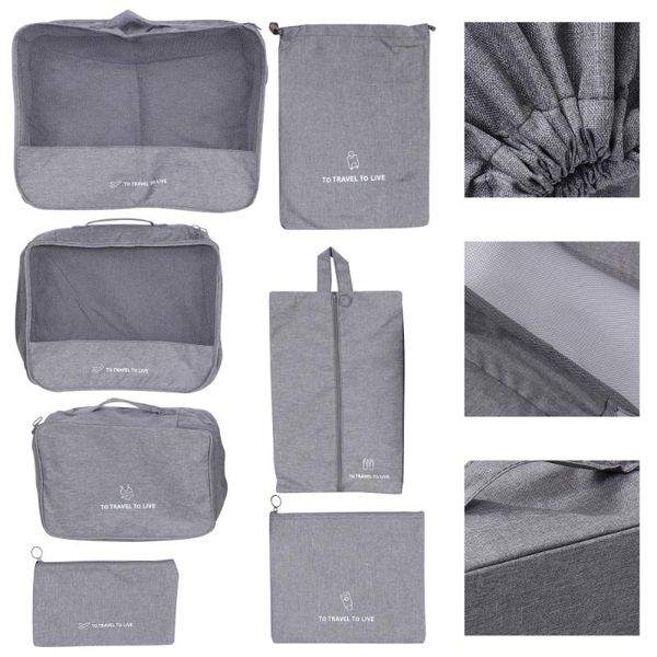 storage bags 7pcs clothing sorting packages zipper luggage pouches for travel
storage bags 7pcs clothing sorting packages zipper luggage pouches for travel