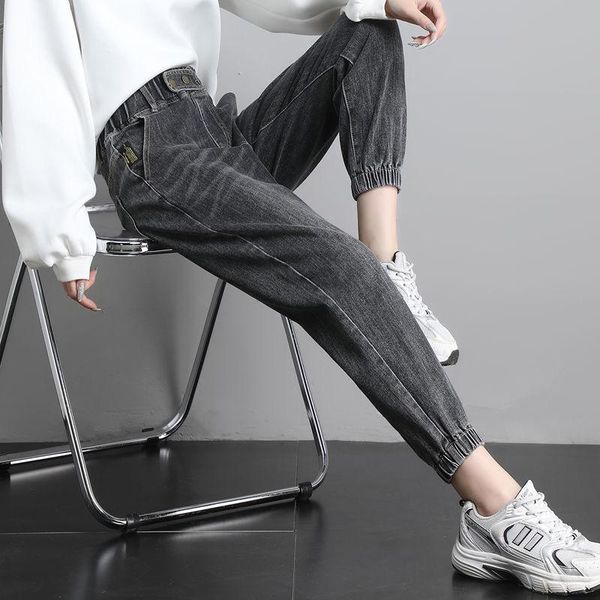 women's jeans elastic waist harem pants women large size spring autumn denim casual stretch vintage ankle-length 3xl, Blue
women's jeans elastic waist harem pants women large size spring autumn denim casual stretch vintage ankle-length 3xl, Blue