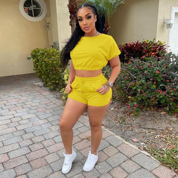 women's swimwear spring autumn two piece set women solid crop shorts sets club outfits lounge sports jogging streetwear wholesale i, White;black
women's swimwear spring autumn two piece set women solid crop shorts sets club outfits lounge sports jogging streetwear wholesale i, White;black