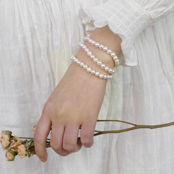 bangle freshwater pearl bracelet natural for girls jewelry women fashion simple party wedding jewelr o7p3, Black
bangle freshwater pearl bracelet natural for girls jewelry women fashion simple party wedding jewelr o7p3, Black
