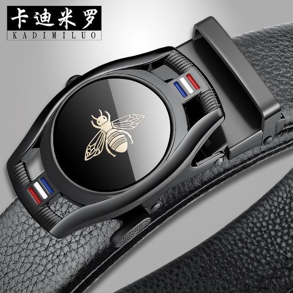 belt for men's automatic buckle young people's versatile pure cow leather business leisure and middle-aged korean waist belt fashi, Black;brown
belt for men's automatic buckle young people's versatile pure cow leather business leisure and middle-aged korean waist belt fashi, Black;brown