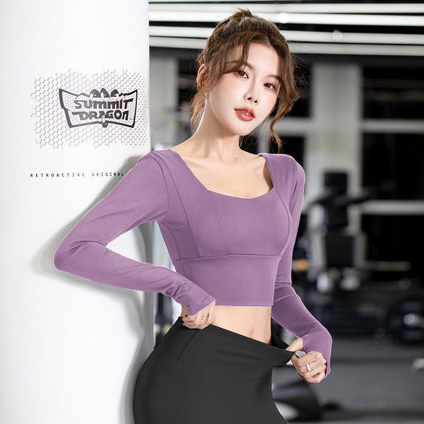 yoga outfit clothes women's tight sports blouses 2021 quick-drying cropped short fitness long-sleeved t-shirts
yoga outfit clothes women's tight sports blouses 2021 quick-drying cropped short fitness long-sleeved t-shirts