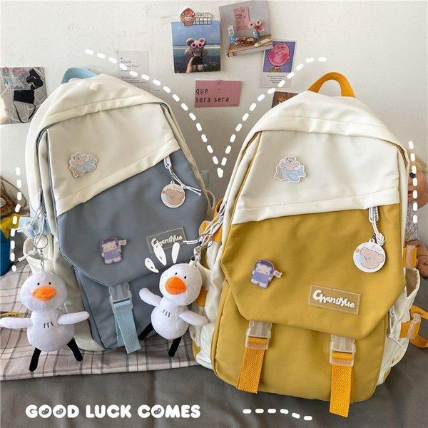 backpack cute school for women 2021 canvas casual female shoulder bags panelled large capacity students girls
backpack cute school for women 2021 canvas casual female shoulder bags panelled large capacity students girls
