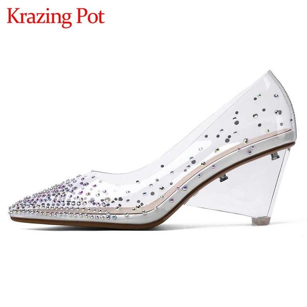 dress shoes krazing pot 2021 saling large size pointed toe crystal high heels special design rhinestone fairy style women pumps l60, Black
dress shoes krazing pot 2021 saling large size pointed toe crystal high heels special design rhinestone fairy style women pumps l60, Black