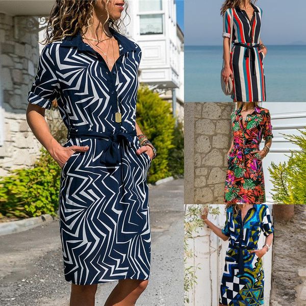 casual dresses fashion printed v-neck long sleeve high waist ladies shirt dress europe and america, Black;gray
casual dresses fashion printed v-neck long sleeve high waist ladies shirt dress europe and america, Black;gray