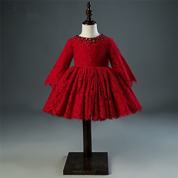 girl's cute infant party dress 1 year baby birthday frock crystal toddler girl christening gown red dresses for baptism 1026, Red;yellow
girl's cute infant party dress 1 year baby birthday frock crystal toddler girl christening gown red dresses for baptism 1026, Red;yellow