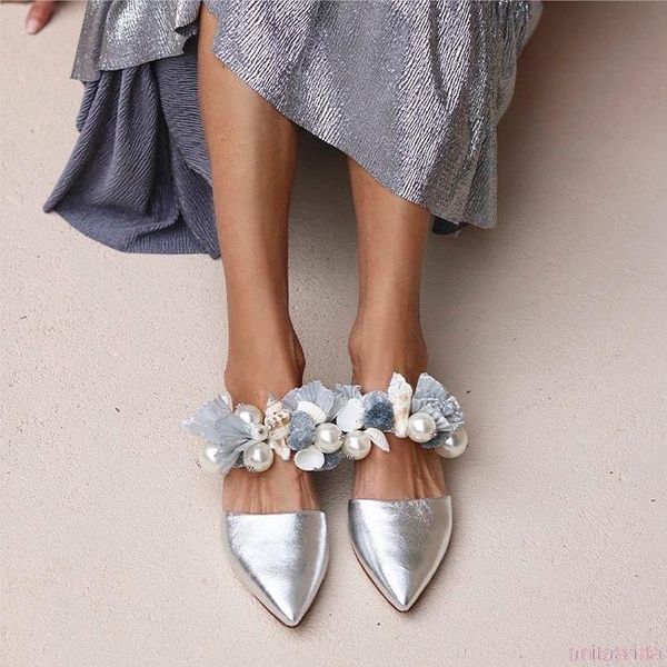 slippers fashion shell sandals pointed fringed handmade pearl rhinestone flat summer women's shoes plus size 34-43, Black
slippers fashion shell sandals pointed fringed handmade pearl rhinestone flat summer women's shoes plus size 34-43, Black