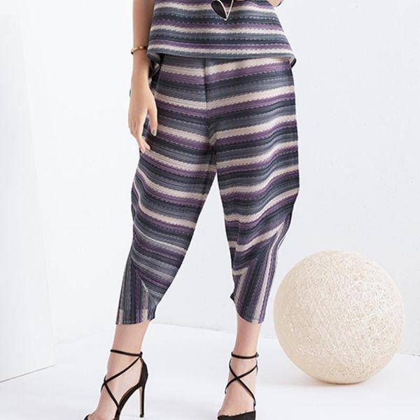 women's pants & capris lanmrem 2021 spring high waist stript print pleated women streetwear loose wild casual wide leg trousers tide pd, Black;white
women's pants & capris lanmrem 2021 spring high waist stript print pleated women streetwear loose wild casual wide leg trousers tide pd, Black;white