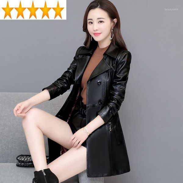 jacket leather women's faux women black long coat female spring autumn 2021 casacos feminino mdn615 &
jacket leather women's faux women black long coat female spring autumn 2021 casacos feminino mdn615 &