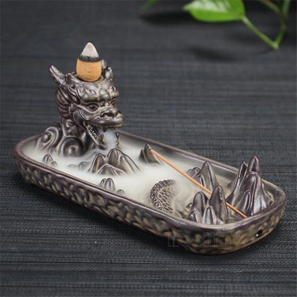 ceramic dragon boat smoke backflow incense burner home office decor creative stick holder+10pcs cones fragrance lamps
ceramic dragon boat smoke backflow incense burner home office decor creative stick holder+10pcs cones fragrance lamps