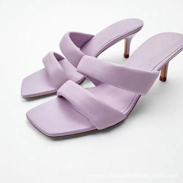 sandals women's shoes purple square toe high heels women stiletto open-toed back empty fashion vacation slippers, Black
sandals women's shoes purple square toe high heels women stiletto open-toed back empty fashion vacation slippers, Black
