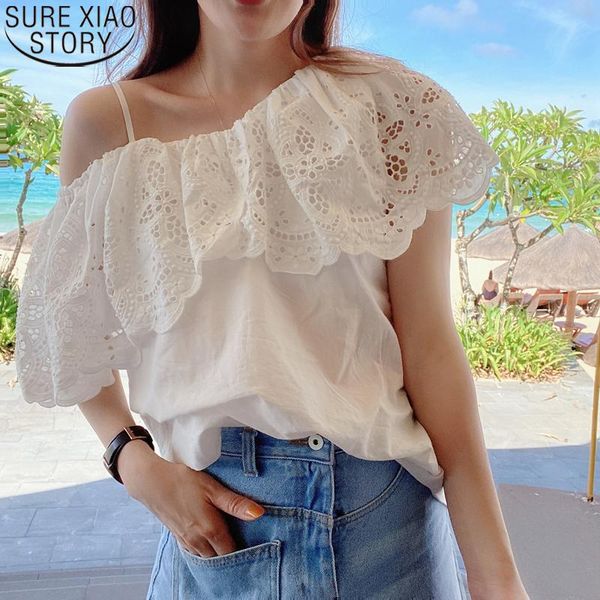 women's blouses & shirts white shirt hollow out cotton clothes off shoulder blouse summer women ruffles slash neck plus size 15401
women's blouses & shirts white shirt hollow out cotton clothes off shoulder blouse summer women ruffles slash neck plus size 15401