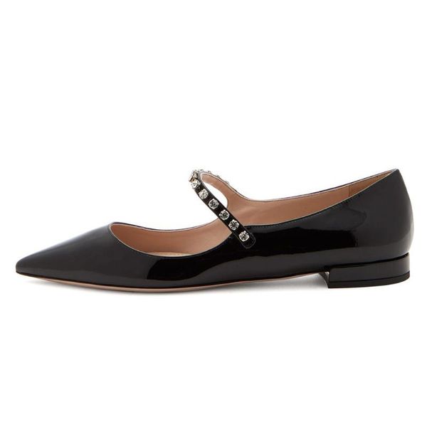 dress shoes casual style woman shopping cozy pointed toe low heels summer fashion single shoe crystal decor plus size, Black
dress shoes casual style woman shopping cozy pointed toe low heels summer fashion single shoe crystal decor plus size, Black